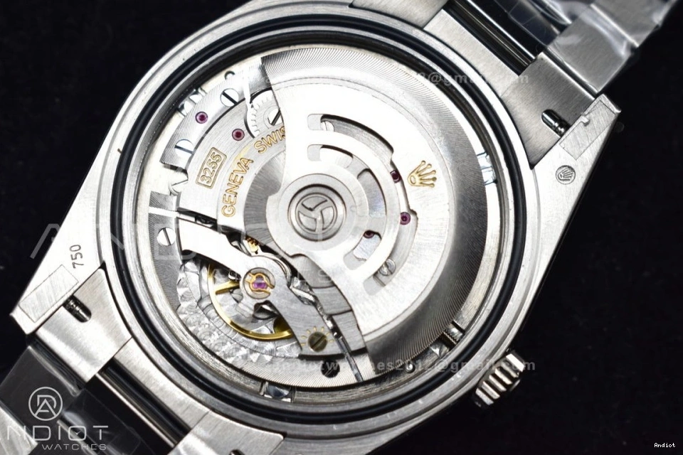 904L 40 Iced Roman Markers On Dial President Steel SS DayDate GMF Bracelet Blue A3255 V2 0123